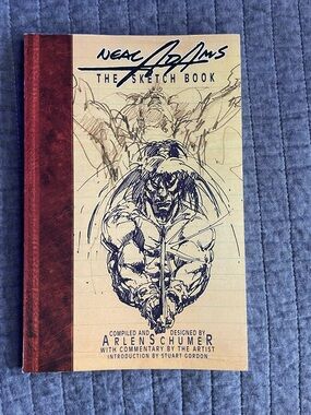 Neal Adams The Sketch Book Comic Art Batman X-Men Arlen Schumer Vintage 1999